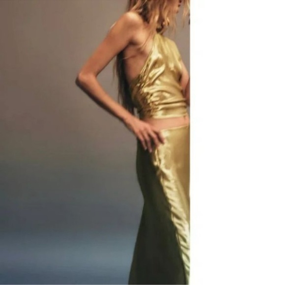 NTW Gold Zara Two piece set -Skirt and shirt - Picture 4 of 8